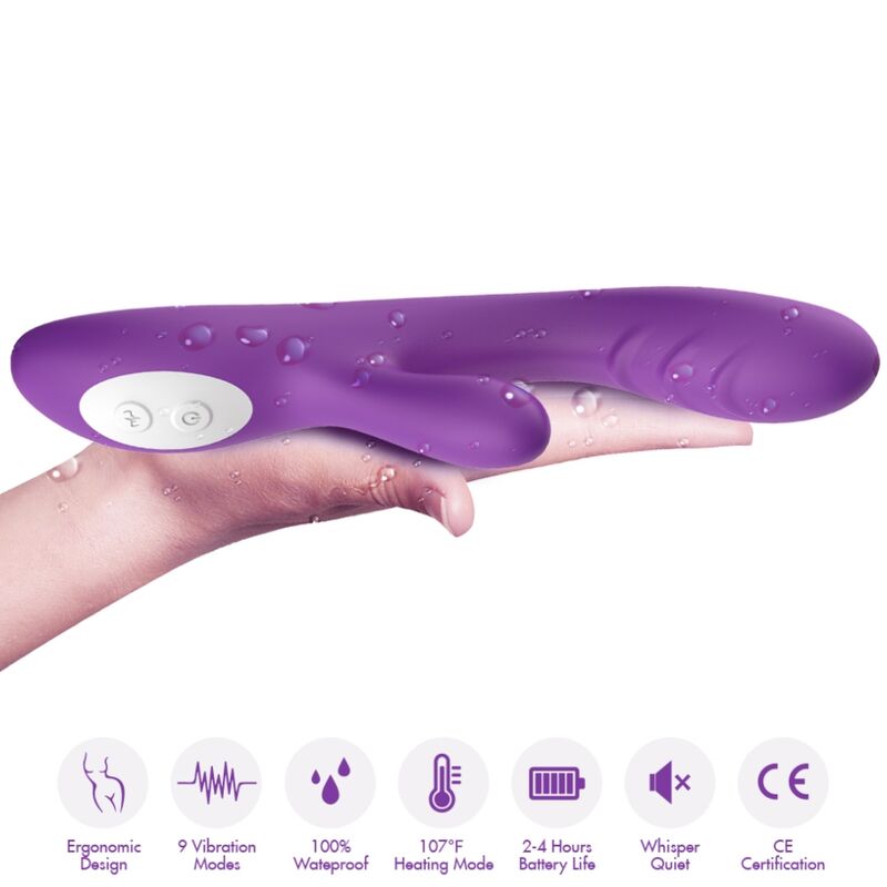 ARMONY - SPARK VIBRATOR HEAT EFFECT PURPLE - My naughty haven #