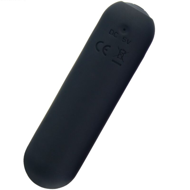 ARMONY - SPLASH HAHA VIBRATOR BULLET SILICONE 10 VIBRATIONS 75 X 19 CM BLACK - My naughty haven #