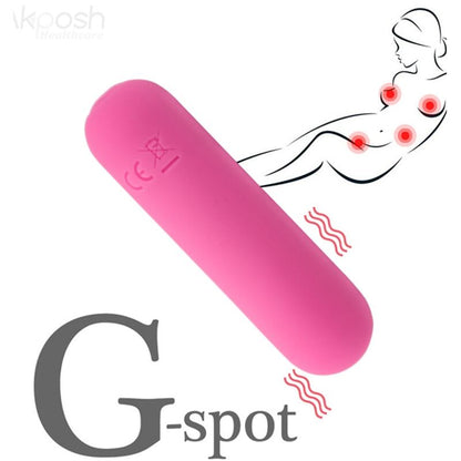 ARMONY - SPLASH HAHA VIBRATOR BULLET SILICONE 10 VIBRATIONS 75 X 19 CM PINK - My naughty haven #