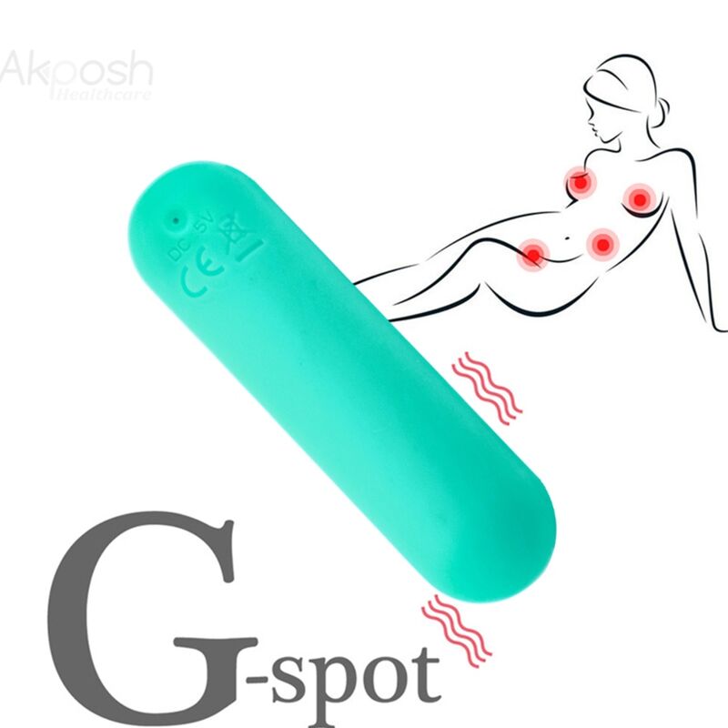 ARMONY - SPLASH JOIE VIBRATOR BULLET SILICONE REMOTE CONTROL 10 VIBRATIONS 75 X 19 CM GREEN - My naughty haven #