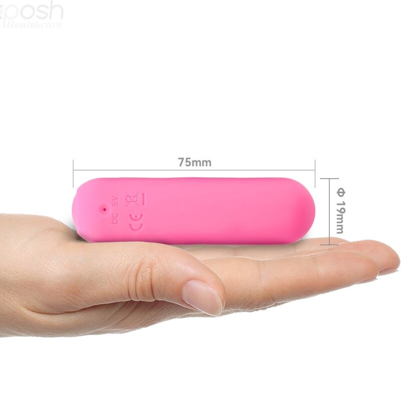 ARMONY - SPLASH JOIE VIBRATOR BULLET SILICONE REMOTE CONTROL 10 VIBRATIONS 75 X 19 CM PINK - My naughty haven #