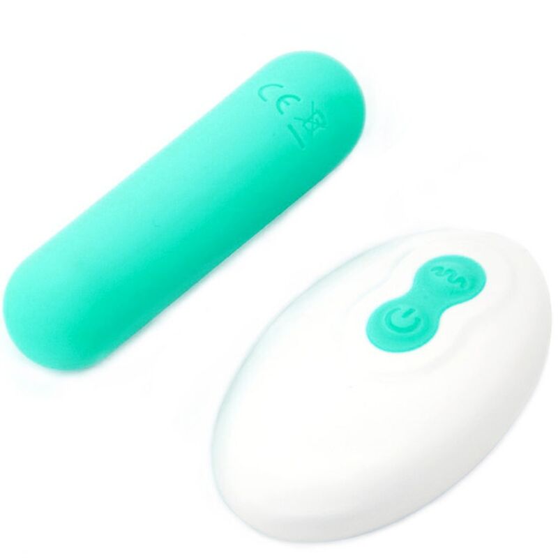 ARMONY - SPLASH JOLINE VIBRATOR BULLET SILICONE REMOTE CONTROL 10 VIBRATIONS 65 X 15 CM GREEN - My naughty haven #
