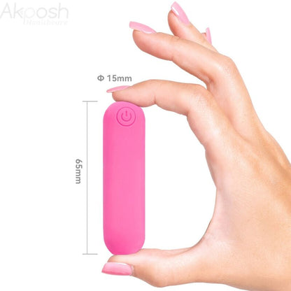 ARMONY - SPLASH JOLINE VIBRATOR BULLET SILICONE REMOTE CONTROL 10 VIBRATIONS 65 X 15 CM PINK - My naughty haven #