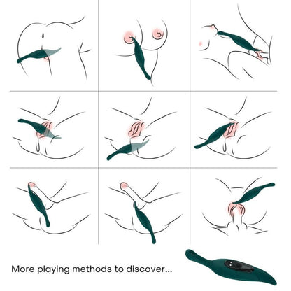 ARMONY - STIMULATOR & VIBRATOR LEAF GREEN - My naughty haven #