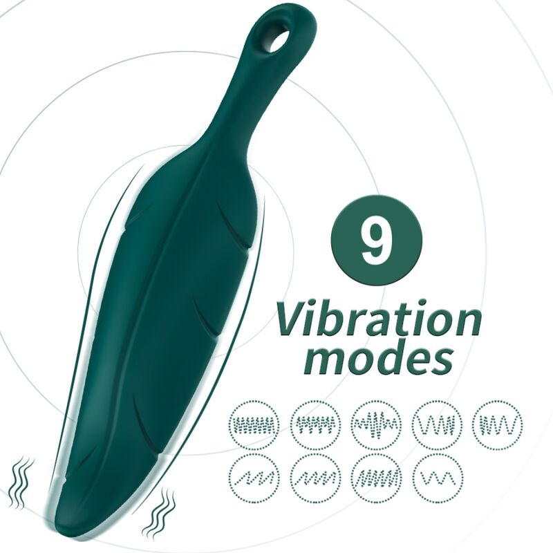 ARMONY - STIMULATOR & VIBRATOR LEAF GREEN - My naughty haven #