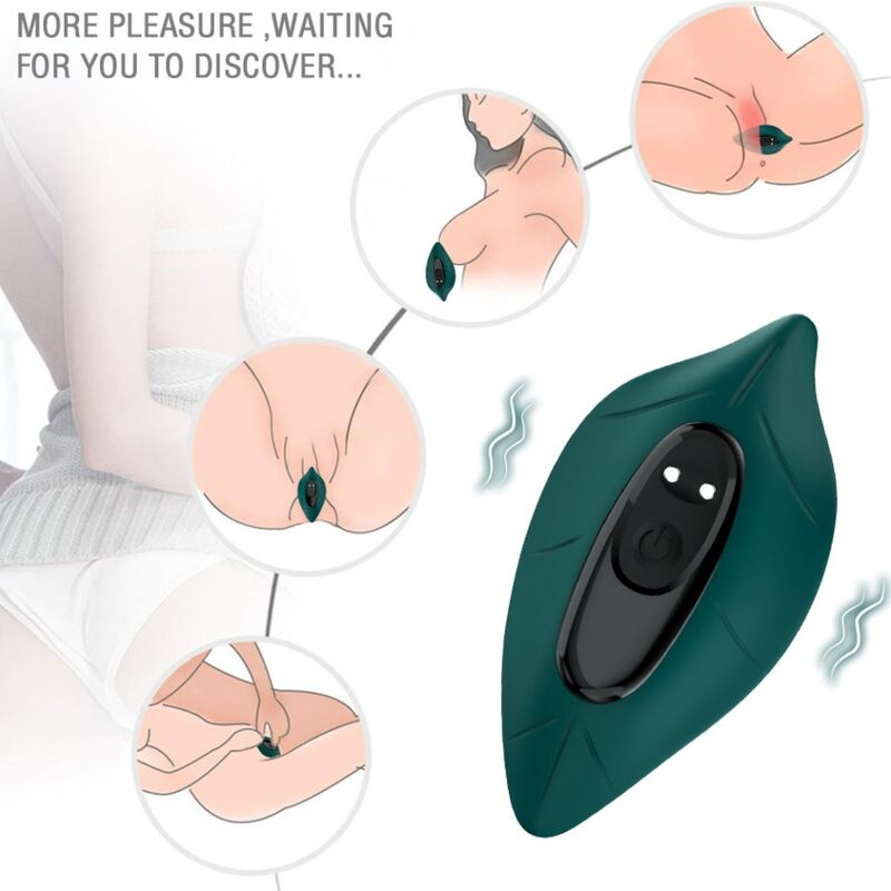 ARMONY - STIMULATOR & VIBRATOR REMOTE CONTROL GREEN - My naughty haven #