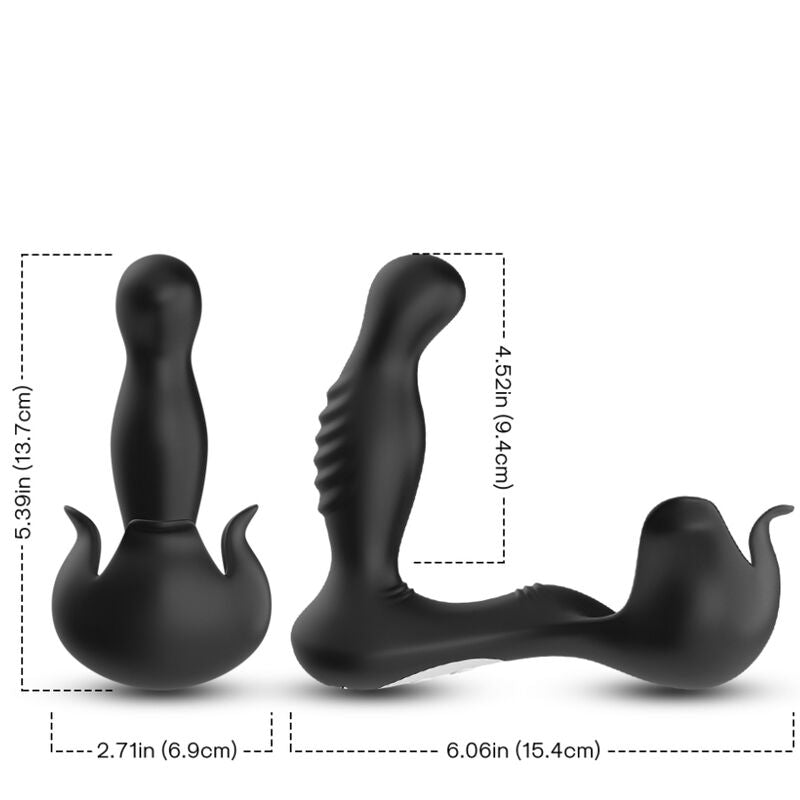 ARMONY - SURROUND VIBRATOR ANAL & STIMULATOR TESTICULOS REMOTE CONTROL BLACK - My naughty haven #