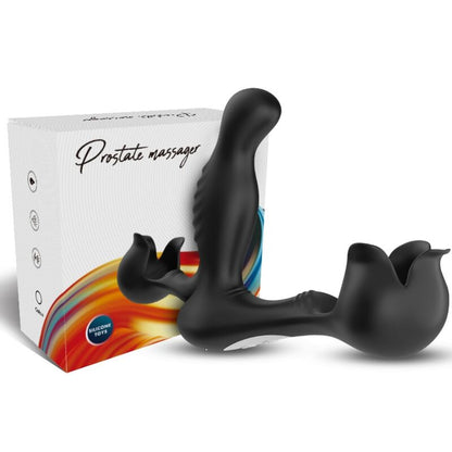 ARMONY - SURROUND VIBRATOR ANAL & STIMULATOR TESTICULOS REMOTE CONTROL BLACK - My naughty haven #