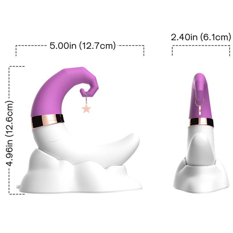 ARMONY - SWEETMOON CLITORIS & G-SPOT SUCTION CUP PINK - My naughty haven #