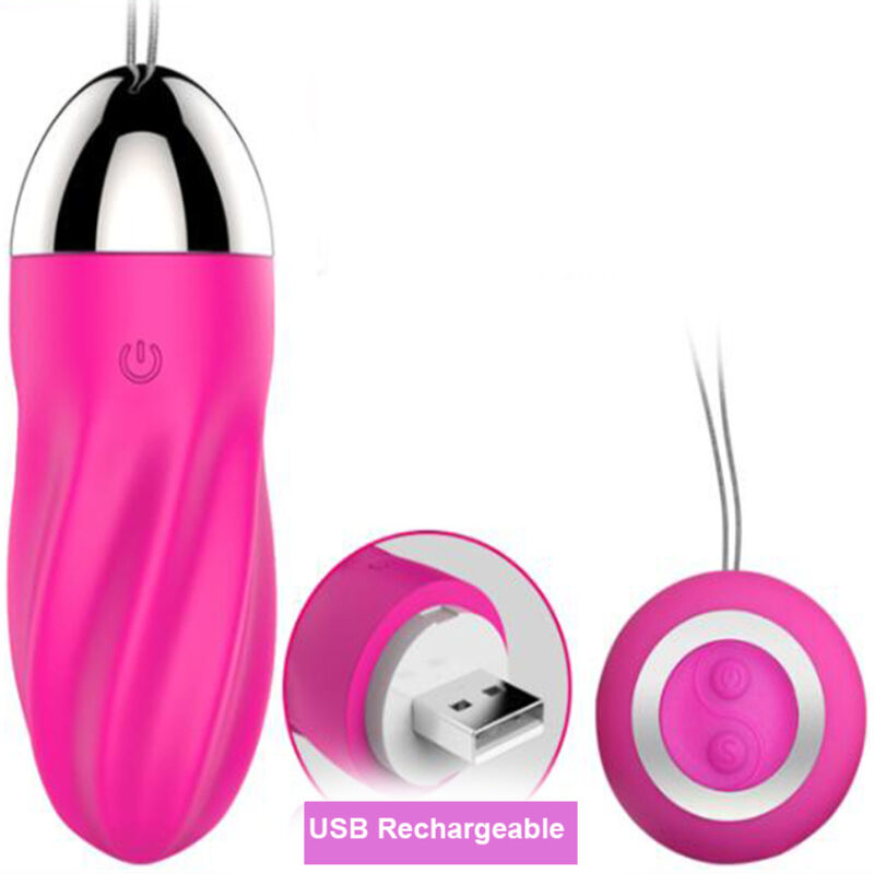 ARMONY - SWEETY SPIRAL VIBRATING EGG REMOTE CONTROL PINK - My naughty haven #