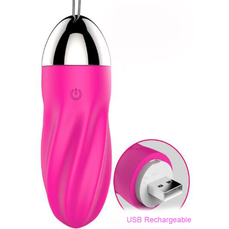 ARMONY - SWEETY SPIRAL VIBRATING EGG REMOTE CONTROL PINK - My naughty haven #