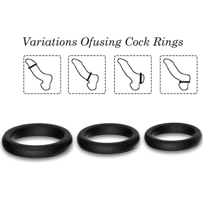 ARMONY - TRIPLE SILICONE RING LUMINOUS - My naughty haven #