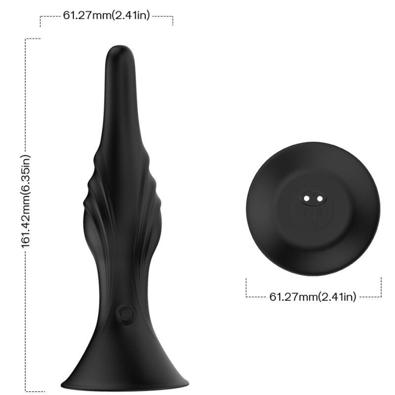 ARMONY - VIBRATOR & ANAL PLUG REMOTE CONTROL BLACK - My naughty haven #
