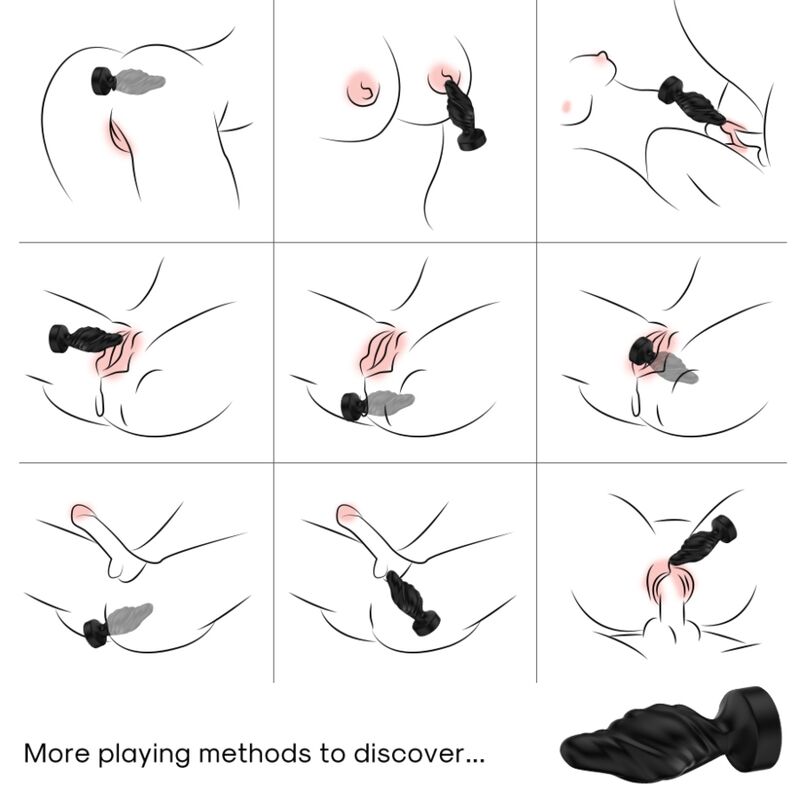 ARMONY - VIBRATOR & ANAL PLUG REMOTE CONTROL BLACK - My naughty haven #