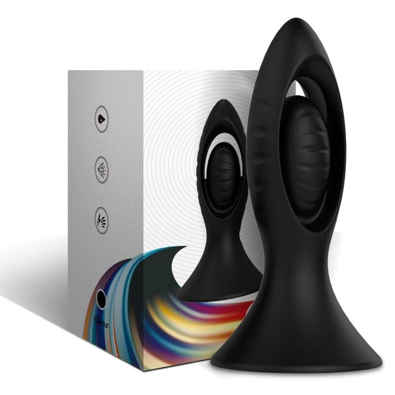 ARMONY - VIBRATOR & ANAL PLUG SILICONE BLACK - My naughty haven #
