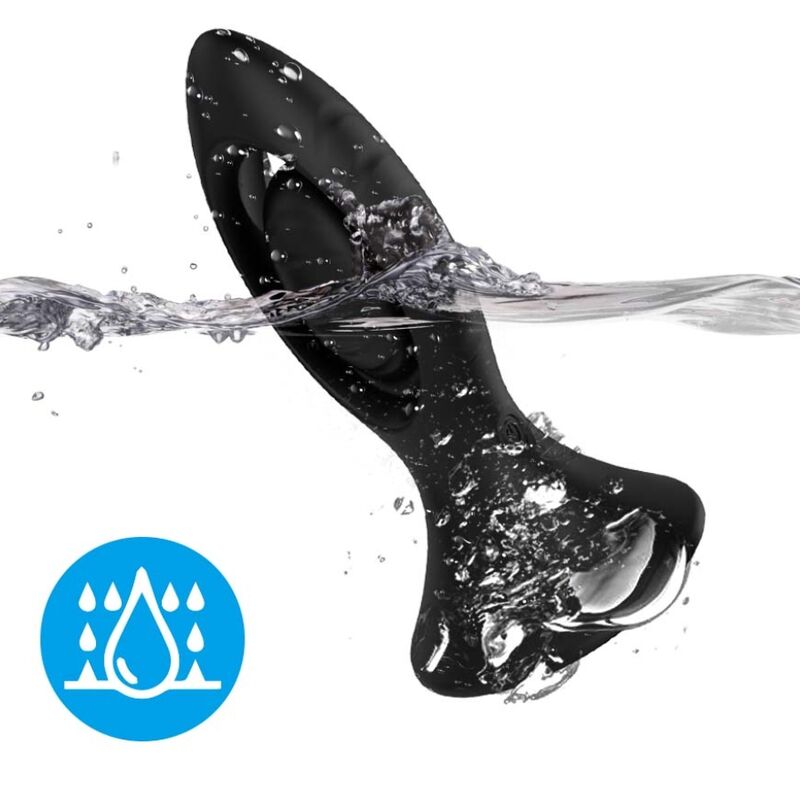 ARMONY - VIBRATOR & ANAL PLUG SILICONE BLACK - My naughty haven #