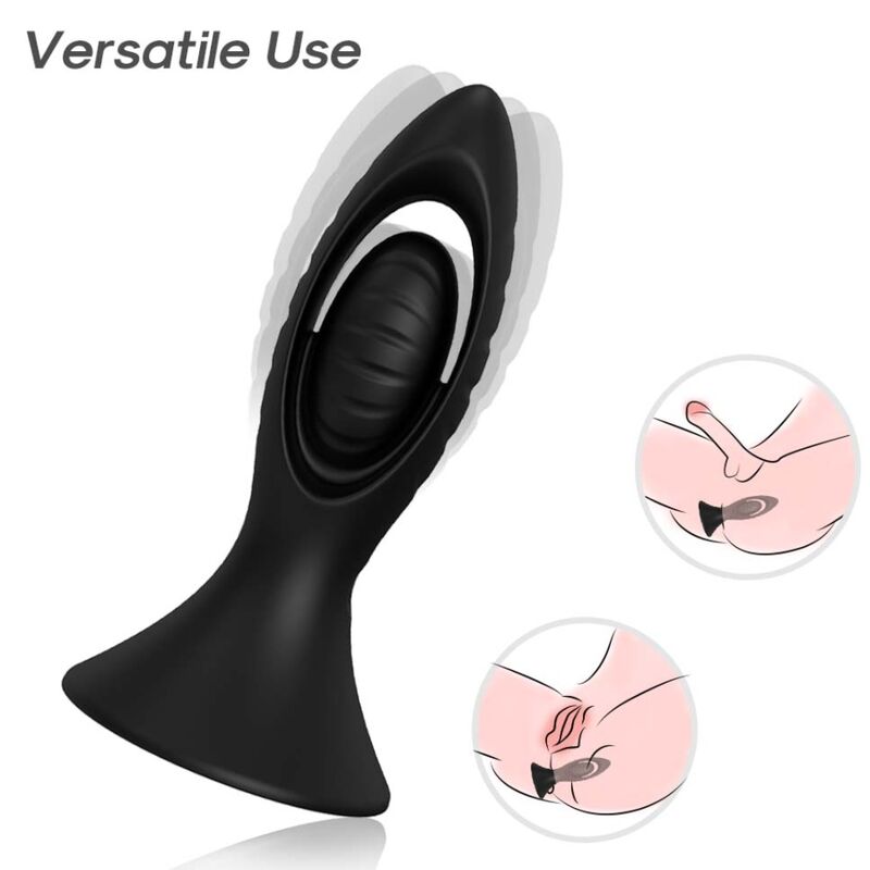 ARMONY - VIBRATOR & ANAL PLUG SILICONE BLACK - My naughty haven #