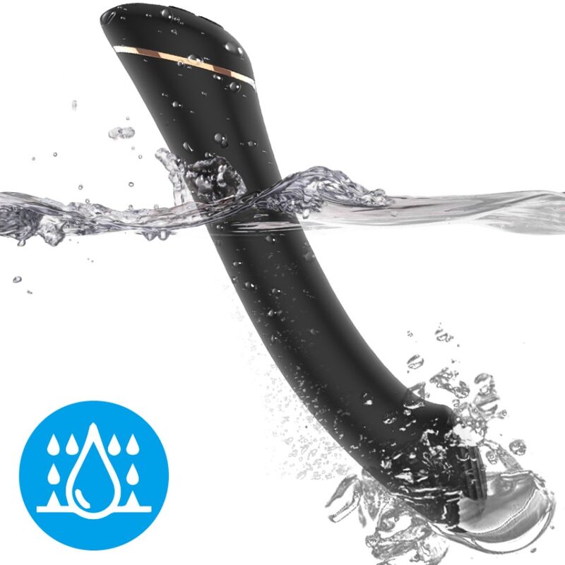 ARMONY - VIBRATOR FALT HEAD SILICONE BLACK - My naughty haven #
