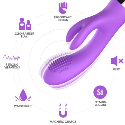 ARMONY - VIBRATOR RABBIT PURPLE - My naughty haven #