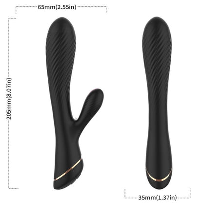 ARMONY - VIBRATOR RABBIT SILICONE BLACK - My naughty haven #