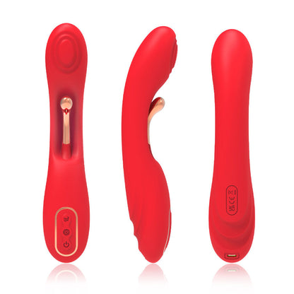 ARMONY - VIBRATOR WITH OSCILLATING TONGUE RED - My naughty haven #