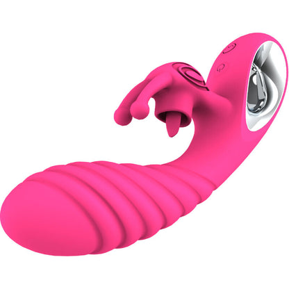 ARMONY - VICKY RABBIT VIBRATOR WITH FUCHSIA PULL RING TONGUE - My naughty haven #