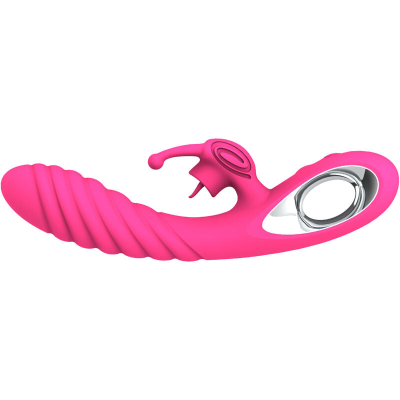 ARMONY - VICKY RABBIT VIBRATOR WITH FUCHSIA PULL RING TONGUE - My naughty haven #