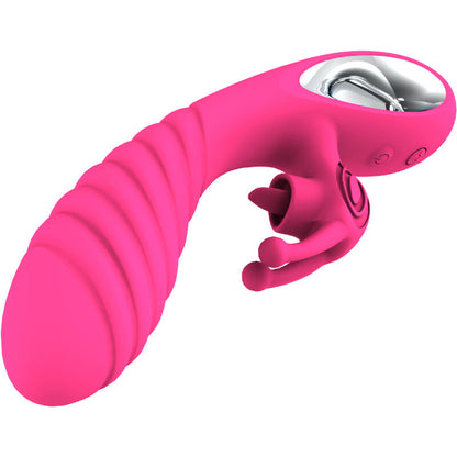 ARMONY - VICKY RABBIT VIBRATOR WITH FUCHSIA PULL RING TONGUE - My naughty haven #