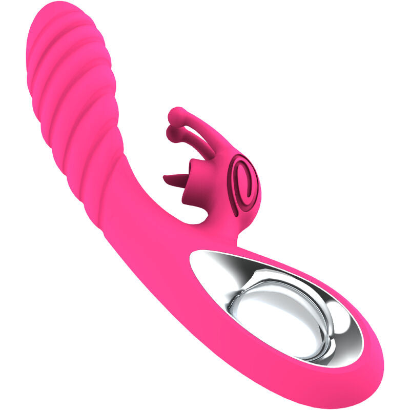 ARMONY - VICKY RABBIT VIBRATOR WITH FUCHSIA PULL RING TONGUE - My naughty haven #