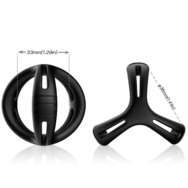 ARMONY - X-RING MULTIPOSITION BLACK - My naughty haven #