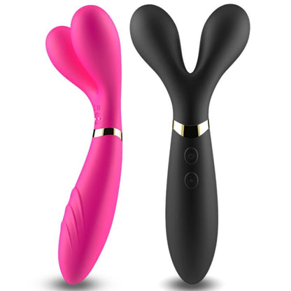 ARMONY - Y-WAND MASSAGER & VIBRATOR DOUBLE HEAD BLACK - My naughty haven #