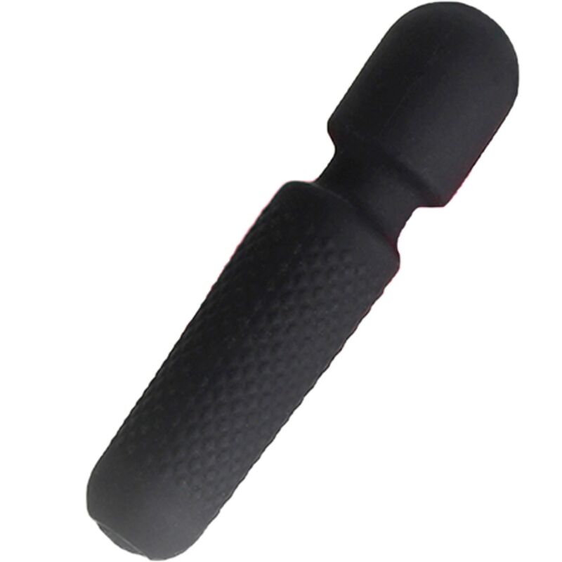 ARMONY - YOUR MAGIC MASSAGER & VIBRATOR RECHARGEABLE 10 VIBRATIONS WAND DOTS BLACK - My naughty haven #