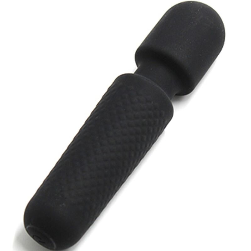 ARMONY - YOUR MAGIC MASSAGER & VIBRATOR RECHARGEABLE 10 VIBRATIONS WAND DOTS BLACK - My naughty haven #