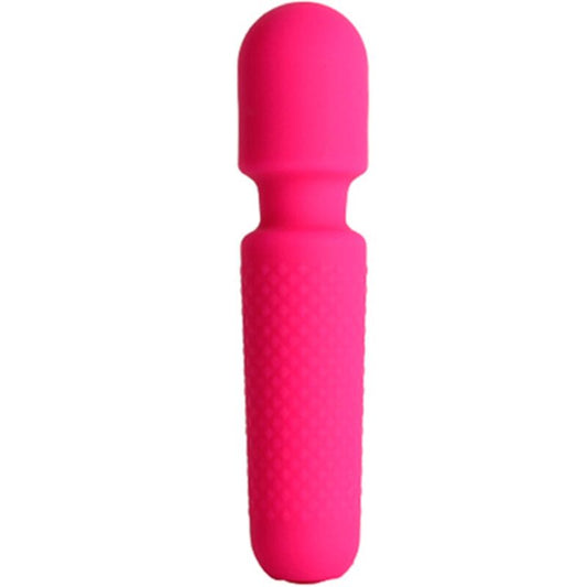 ARMONY - YOUR MAGIC MASSAGER & VIBRATOR RECHARGEABLE 10 VIBRATIONS WAND DOTS PINK - My naughty haven #