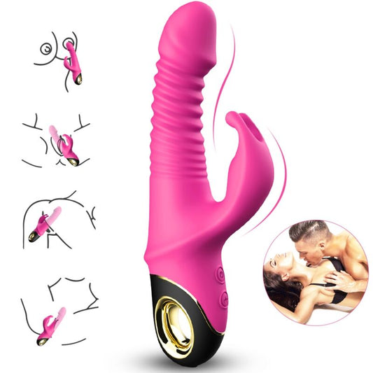 ARMONY - ZING DILDO VIBRATOR RABBIT FUCHSIA - My naughty haven #