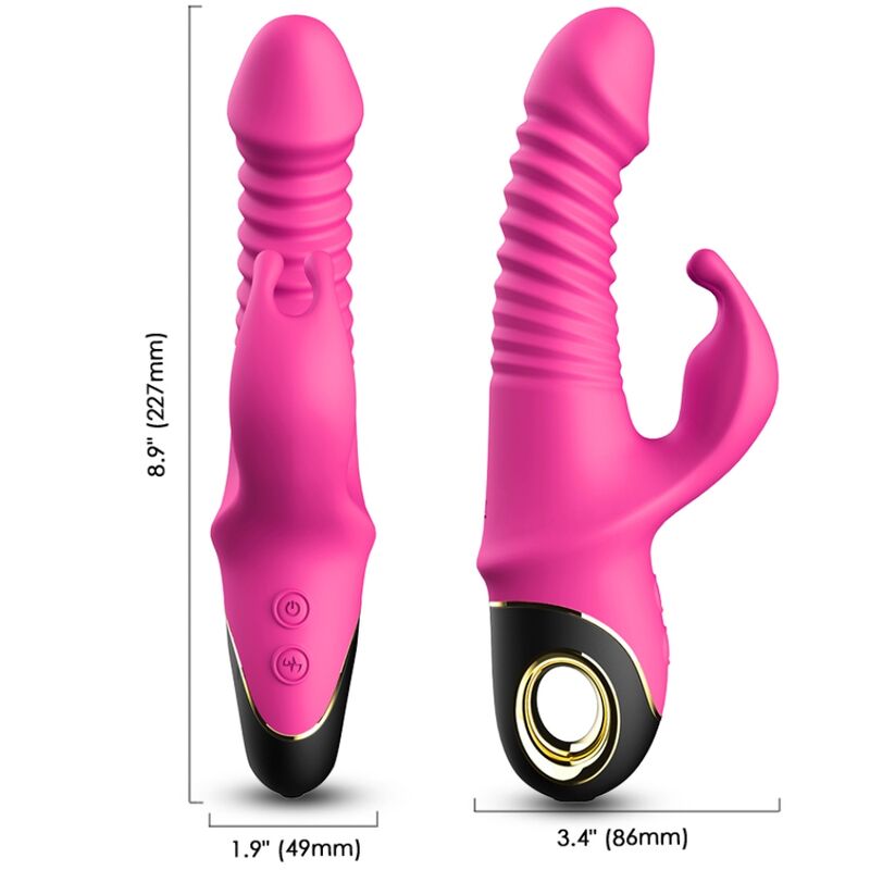 ARMONY - ZING DILDO VIBRATOR RABBIT FUCHSIA - My naughty haven #