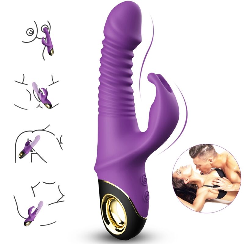 ARMONY - ZING DILDO VIBRATOR RABBIT PURPLE - My naughty haven #