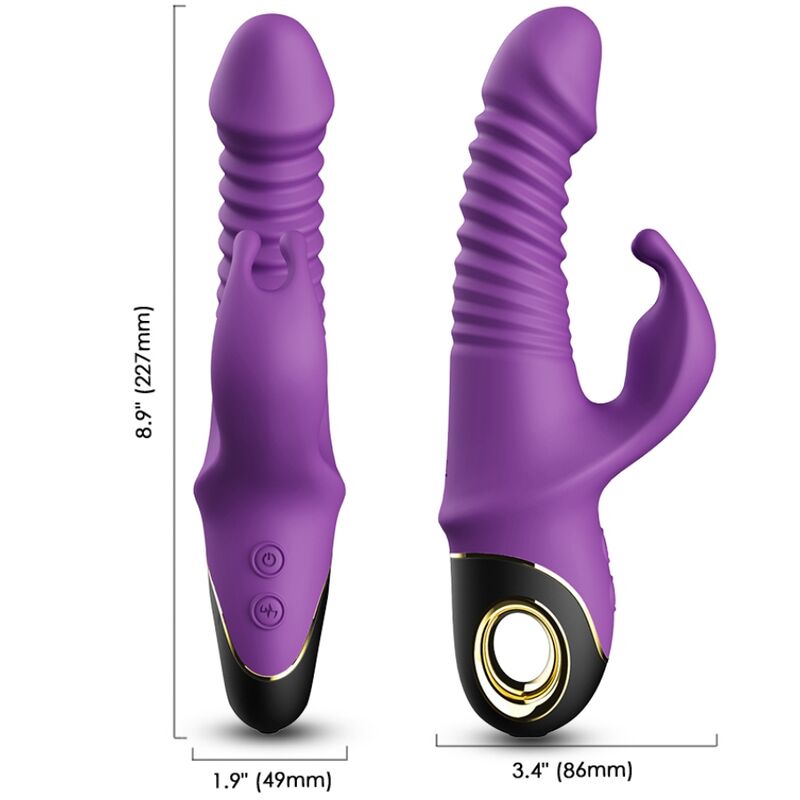 ARMONY - ZING DILDO VIBRATOR RABBIT PURPLE - My naughty haven #