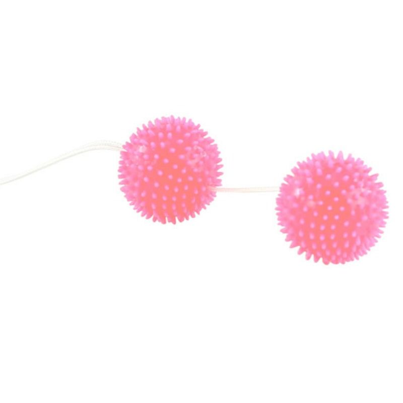 BAILE - A DEEPLY PLEASURE PINK TEXTURED BALLS 3.6 CM - My naughty haven #