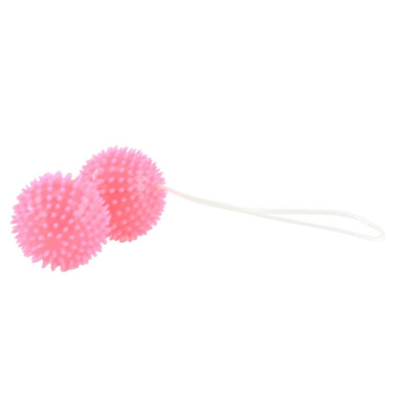 BAILE - A DEEPLY PLEASURE PINK TEXTURED BALLS 3.6 CM - My naughty haven #