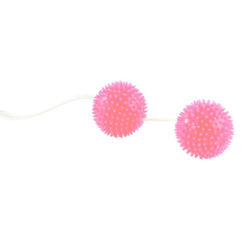BAILE - A DEEPLY PLEASURE PINK TEXTURED BALLS 3.6 CM - My naughty haven #