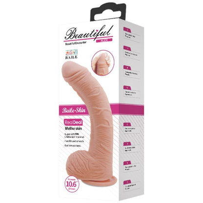 BAILE - ALEX REALISTIC SKIN DILDO 27 CM - My naughty haven #