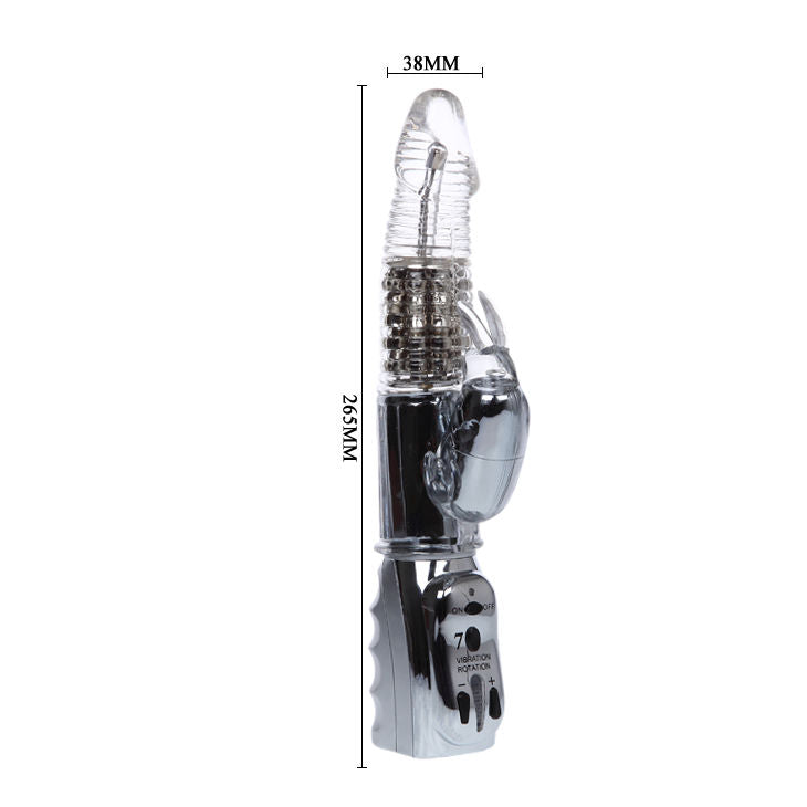BAILE - AMOUR MISSILE TRANSPARENT ROTATOR 26.5 CM - My naughty haven #
