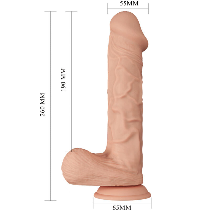 BAILE - BEAUTIFUL ENCOUNTER BERGRISI FLEXIBLE REALISTIC DILDO 26 CM NATURAL - My naughty haven #