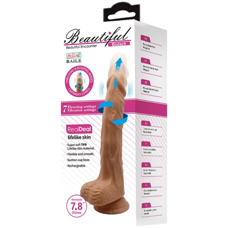 BAILE - BEAUTIFUL ENCOUNTER BODACH VIBRATION AND ROTATION 20 CM - My naughty haven #