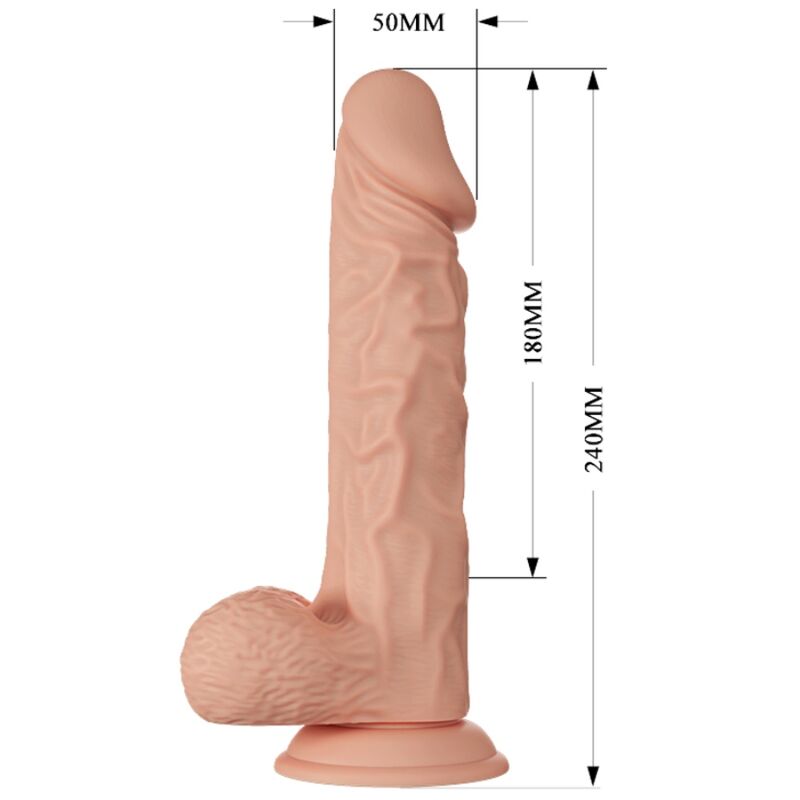 BAILE - BEAUTIFUL ENCOUNTER BURAQ VIBRATION 24 CM NATURAL - My naughty haven #