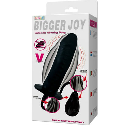 BAILE - BIGGER JOY INFLATABLE DILDO WITH VIBRATION 16 CM - My naughty haven #
