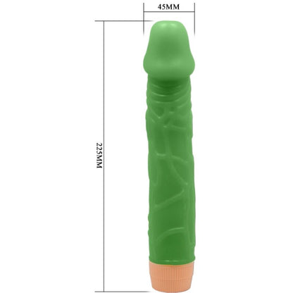BAILE - BILL REALISTIC VIBRATOR 22.5 CM GREEN - My naughty haven #
