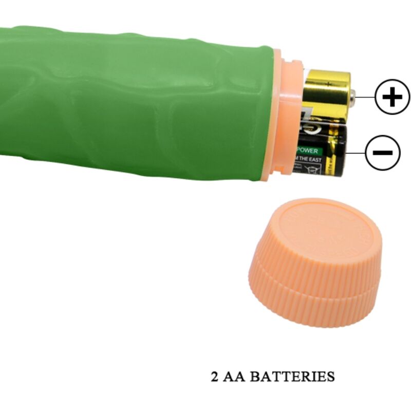 BAILE - BILL REALISTIC VIBRATOR 22.5 CM GREEN - My naughty haven #