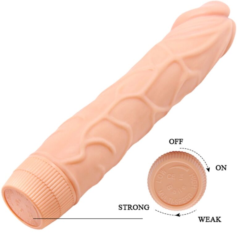 BAILE - BOB REALISTIC VIBRATOR 22.5 CM FLESH - My naughty haven #